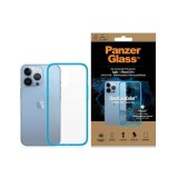 PanzerGlass ClearCase iPhone 13 Pro 6.1" antibakteriális ütésálló türkízkék tok