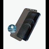 PanzerGlass Edge-to-Edge Privacy Anti-Bacterial Apple iPhone 12 Pro Max Edzett üveg kijelzővédő - Fekete (P2712)