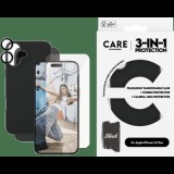 PanzerGlass Fashion 3in1 Apple iPhone 16 Plus Telefon tok készlet - Fekete (B1395+95877+95890)