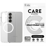 PanzerGlass Flagship Urban Combat White QI MagSafe-kompatibilis tok Samsung Galaxy S25 Plus - átlátszó