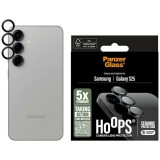 PanzerGlass Hoops Lens Protector kerámia üveg kamera lencse védő fólia fekete szegéllyel Samsung Galaxy S25