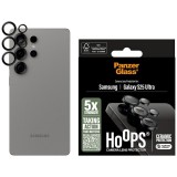 PanzerGlass Hoops Lens Protector kerámia üveg kamera lencse védő fólia fekete szegéllyel Samsung Galaxy S25 Ultra