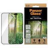 PanzerGlass Matrix újrahasznosított fólia fekete szegéllyel iPhone 16 Pro Max