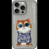 PANZERGLASS Nimmy Glasses Cool Cat Tok iPhone 15 Pro - Szürke (N-YJ-IP15-PRO-05-B)