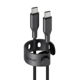 PanzerGlass Racing 240W USB-C to USB-C Cable | USB 2.0 | 2M | Space Black Fekete USB kábel