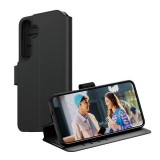Panzerglass Samsung Galaxy A36 5G (SM-A366) care wallet tok álló, bőr hatású (flip, asztali tartó, kameravédő) fekete