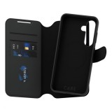 Panzerglass Samsung Galaxy S25 (SM-S931) care tango two-in-one tok, bőr hatás (flip, wireless, kivehető védő) fekete