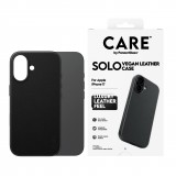 PanzerGlass Solo Case, Apple IPhone 17, Vegán bőr, Fekete, Mobiltelefon tok