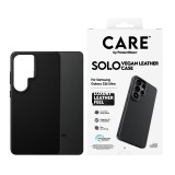 PanzerGlass Solo Case, Samsung Galaxy S26 Ultra, Vegán bőr, Fekete, Mobiltelefon tok
