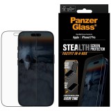 PanzerGlass Stealth Ultra-Wide Fit Fastfit edzett üveg iPhone 17 Pro készülékhez