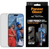 PanzerGlass Ultra-Wide Fit Fastfit adatvédelmi üveg iPhone 17 Pro Max készülékhez