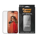 PanzerGlass Ultra-Wide Fit iPhone 15 Pro Telefon kijelzővédő Kerámia üveg + Felhelyező segédkeret (2838)
