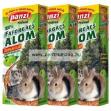 Panzi Rodent Nature préselt Forgács alom 3x15 liter