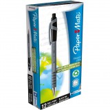 PAPERMATE PAPER MATE Kugelschreiber Flexgrip Ultra RT M Schwarz 12Stk (S0190393) (S0190393)