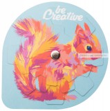 Papír puzzle 3 elforgatható réteggel