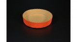 Papír sütőforma piros kerek tortaforma 15,5x3,5 cm