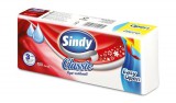 . Papír zsebkendő, 3 rétegű, 100 db, Sindy, classic (KHHVP003)