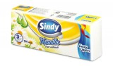 . Papír zsebkendő, 3 rétegű, 100 db, Sindy, kamilla (KHHVP006)