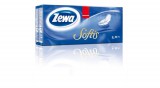 Papír zsebkendő, 4 rétegű, 10x10 db, ZEWA "Softis", classic