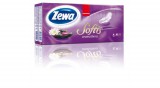 Papír zsebkendő, 4 rétegű, 10x9 db, ZEWA "Softis", aromatherapia