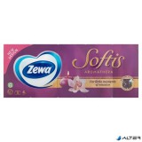 Papír zsebkendő, 4 rétegű, 10x9 db, ZEWA "Softis", aromatherapia