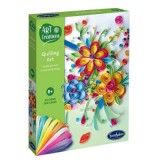 Papírdísz, virágok, quilling-készlet Sentosphere