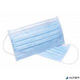 . Papírmaszk, háromrétegű, gumis, kék