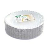 Papírtányér 23cm 100db újrahasznosított 71423