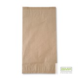 Papírtasak, barna - 230+60x450mm