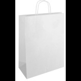 Papírtáska nátron fehér 26x35x12cm