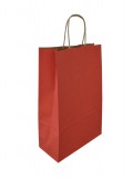 Papírtáska (sodrottfüles) 32 x 42 x 15 cm - piros