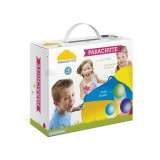 Paradiso Kooperációs ejtőernyő, 24 db színes labdával