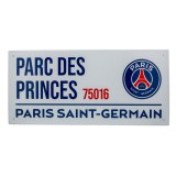 Paris Saint Germain utcatábla - eredeti PSG tábla (fehér)