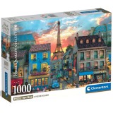 Párizs utcái 1000db-os HQC puzzle - Clementoni
