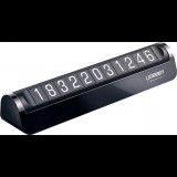 Parking sign for telephone number Ugreen LP178, visible at night (black) (UGR1493)