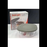 Pasabahce Borcam Hőálló üvegedény Műanyag tetővel 25x17cm 1.45L - Átlátszó (1205791)