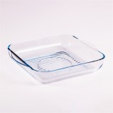 Pasabahce BORCAM négyzetes hőálló üvegedény fogóval 3.250ml, 318*282*60mm (1100726)