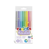 Pasztell színű filctoll szett 8 db-os - Carioca