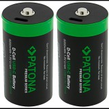 PATONA PREMIUM LR20 (D) 4000 mAh, USB-C töltéssel, 2db (PT1412)