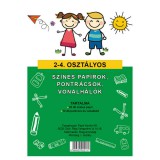Pátria Nyomda Színes papírkészlet pontrács II-IV. osztályos