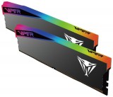 Patriot 32GB DDR5 6400MHz Kit(2x16GB) Viper Elite 5 Ultra RGB Black VEUR532G6432K