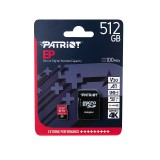 Patriot EP MICRO SDXC 512GB + ADAPTER CLASS 10 UHS-I U3 A1 V30 100/80 MB/s