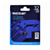 PATRIOT LX SERIES MICRO SDHC 32GB CL10 UHS-I U1 (80 MB/s olvasási sebesség)