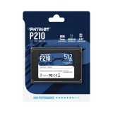 Patriot P210 512GB SSD Meghajtó 450/350 MB/s [2.5"/SATA3]