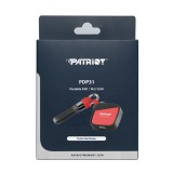 Patriot PDP31 Külső SSD 2TB USB-C 3.2 Gen 2 Piros (1000/1000 MB/s)