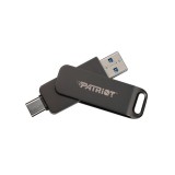 Patriot Rage R550 OTG pendrive 32GB USB-A + USB-C 3.2 Gen 1 (100 MB/s olvasási sebesség)
