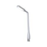 Paulmann 70885 asztali lámpa, USB csatlakozóba dugható lámpa, hajlítható, fehér, 6500K hidegfehér, beépített LED, 50 lm