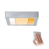 Paulmann 79794 Carpo LED panel, 225 mmx225 mm, négyzet, 3-step-dim to warm, króm, 2300K-3000K változtatható, beépített LED, 1520 lm, IP20