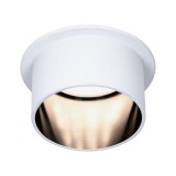 Paulmann 93376 LED Recessed Gil Coin beépíthető lámpa, 68 mmx68 mm, kerek, fekete, 2700K melegfehér, Coin foglalat, 470 lm, IP44