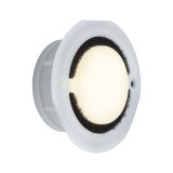 Paulmann 93740 kültéri beépíthető lámpa, 76 mmx76 mm, kerek, fehér, 3000K melegfehér, beépített LED, IP65